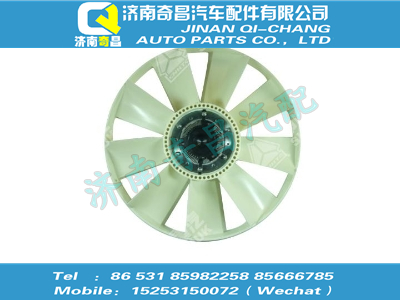 vg1540060201,HOWO配件 HOWO環(huán)形硅油風(fēng)扇總成（參圖R61540060201）,濟南奇昌汽車配件有限公司