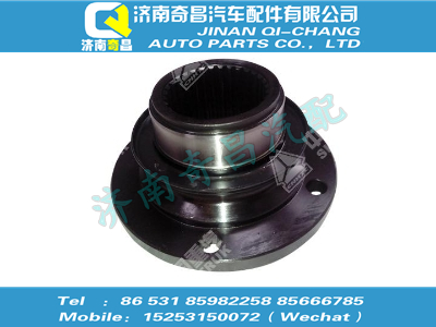 wg7117329020,HOWO配件 HOWO法蘭總成KV165,濟南奇昌汽車配件有限公司