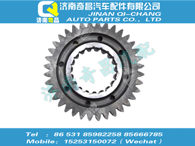 wg2210040074,HOWO配件 HOWO主軸三擋齒輪,濟南奇昌汽車配件有限公司