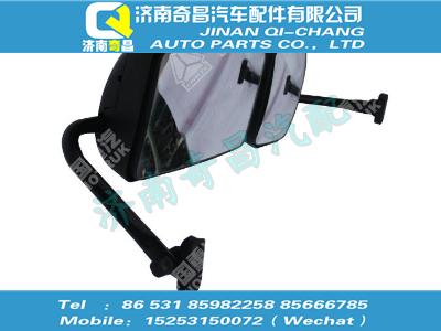 tz16057700041,汕德卡配件 汕德卡右后視鏡總成（含廣角外后視鏡）,濟南奇昌汽車配件有限公司