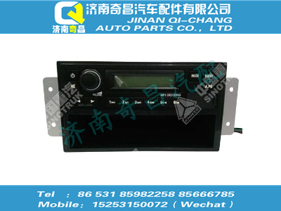 wg9125780002,T5G配件 T5GD7B收放機(收音+USB+SD),濟南奇昌汽車配件有限公司