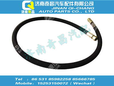 wg9718551084,王牌配件 王牌LNG進(jìn)氣膠管（氣瓶后置）,濟(jì)南奇昌汽車配件有限公司