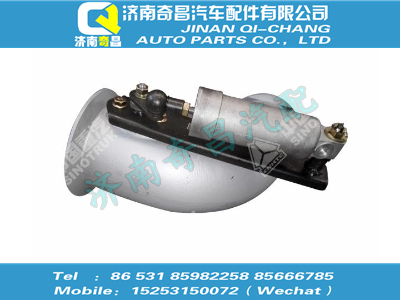 wg9725541024,SITRAK配件鑄鐵排氣管（HOWO95、96機用）,濟南奇昌汽車配件有限公司