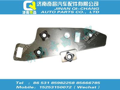 az1664200111,汕德卡配件 汕德卡左側(cè)上鉸鏈螺母板,濟南奇昌汽車配件有限公司