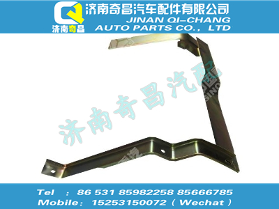 wg1641230054,汕德卡配件 汕德卡后擋板左支架總成,濟南奇昌汽車配件有限公司