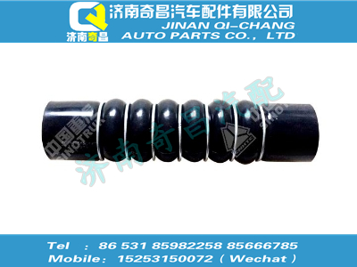 wg9725530145,汕德卡配件 汕德卡散熱器出水管,濟南奇昌汽車配件有限公司