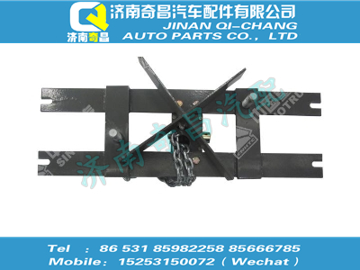 az9725860290,王牌配件 王牌備胎架底板及傳動(dòng)裝置總成,濟(jì)南奇昌汽車配件有限公司