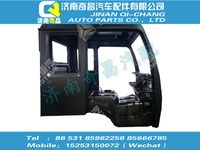 az1632181101,HOWO配件 HOWO曼中長(zhǎng)駕駛室本體焊接總成(帶中間后窗帶側(cè)窗無(wú)頂窗）,濟(jì)南奇昌汽車(chē)配件有限公司