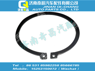 wg9003991130,汕德卡配件 汕德卡軸用彈性擋圈,濟(jì)南奇昌汽車配件有限公司