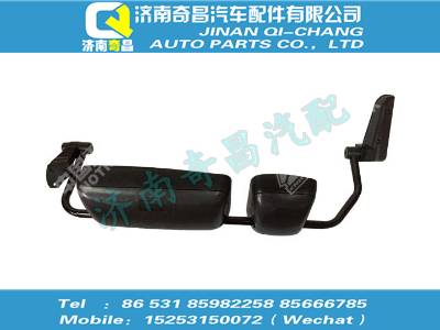 wg1642770101,黃河配件 黃河左后視鏡總成,濟(jì)南奇昌汽車配件有限公司