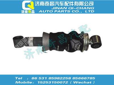 712-41722-6001,王牌配件 王牌駕駛室前懸空氣彈簧減振器總成,濟(jì)南奇昌汽車配件有限公司