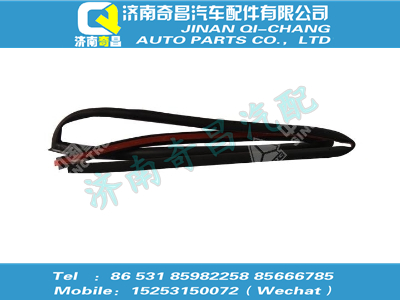 wg1651610021,HOWO配件 HOWO礦車外車門密封條,濟南奇昌汽車配件有限公司