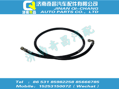tz53917300119,汕德卡配件 汕德卡高壓軟管高壓軟管（閥組至三通）,濟(jì)南奇昌汽車配件有限公司