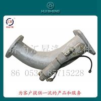 AZ9112540420,排氣管帶蝶閥,濟(jì)南匯昇汽車配件有限公司