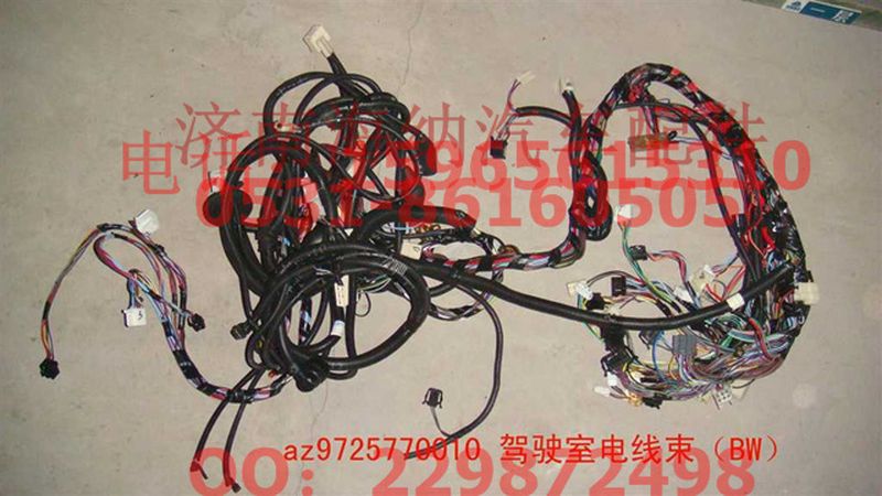 AZ9725770010,駕駛室電線束（BW）,濟(jì)南海納汽配有限公司