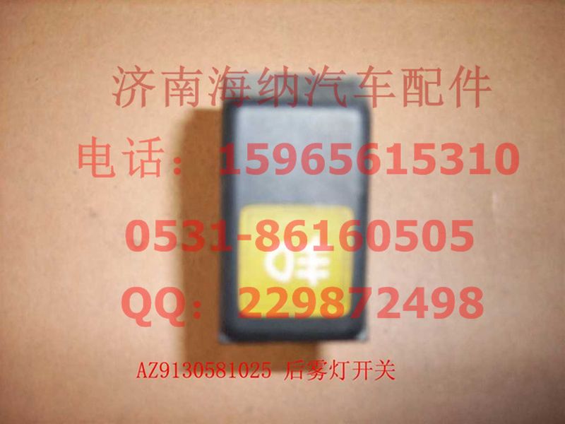 WG9130581025,后霧燈開關(guān),濟南海納汽配有限公司