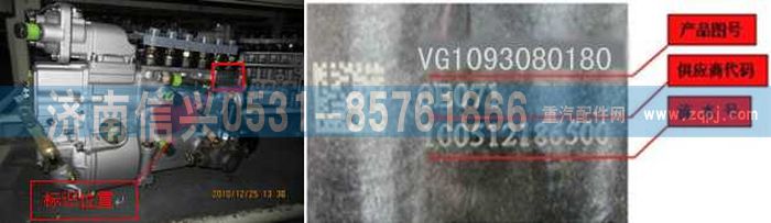 VG1093080180,噴油泵總成（節(jié)Ⅲ）（兩氣門EGR93、97機(jī)）,濟(jì)南信興汽車配件貿(mào)易有限公司