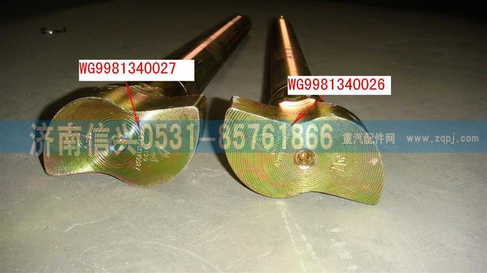 WG9981340026,制動(dòng)凸輪軸(左，2200輪距),濟(jì)南信興汽車配件貿(mào)易有限公司
