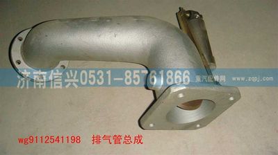 WG9112541198,WG9112541198排氣管總成（第一節(jié)）,濟(jì)南信興汽車配件貿(mào)易有限公司