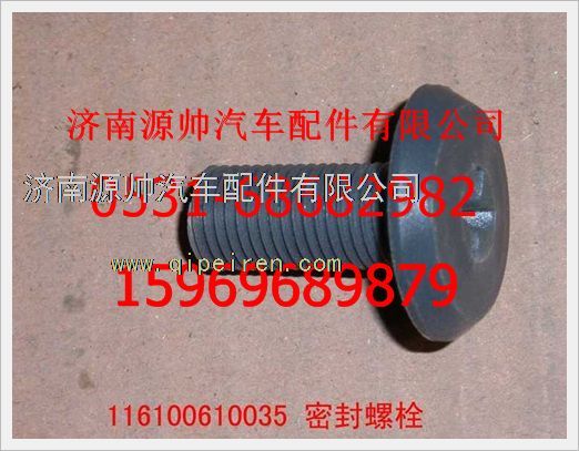 116100610035,重汽豪沃密封螺釘116100610035,濟南源帥汽車配件有限公司