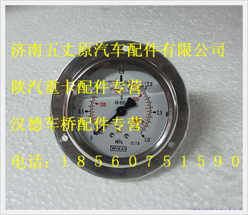 陜汽德龍軸向壓力表/WG10000027