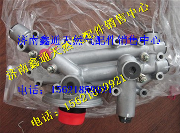 上柴天然氣機油濾清器座/D17-030-40+C
