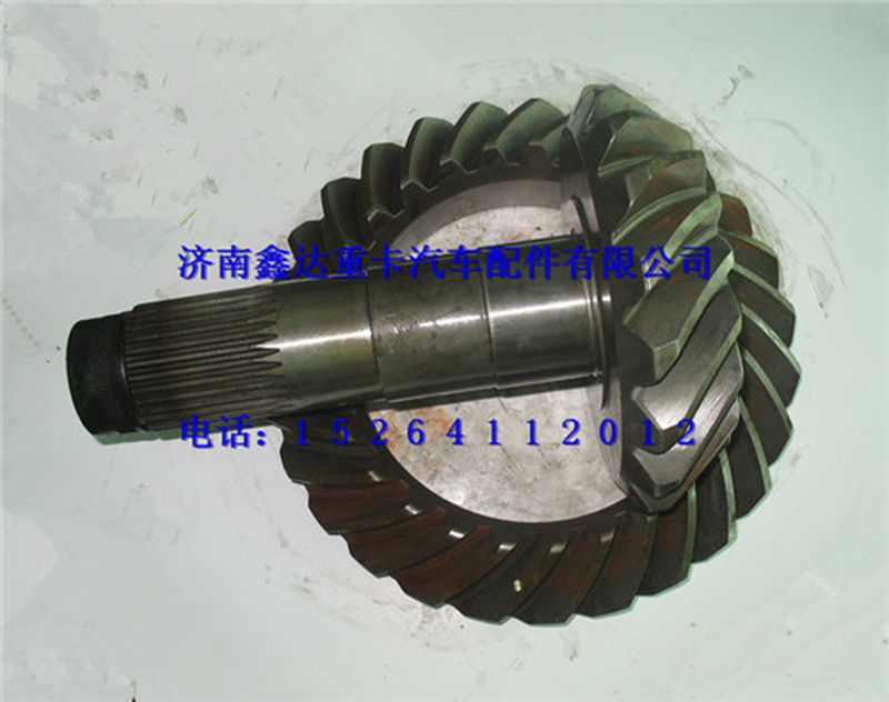 HD469-2502161  ,陜汽漢德HD469錐齒輪副                  ,濟南鑫達重卡汽車配件有限公司