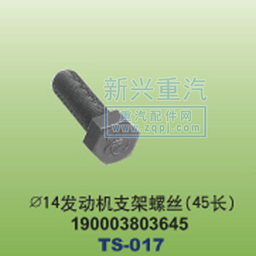 190003803645,￠14發(fā)動機(jī)支架螺絲45長,晉江新興螺絲有限公司